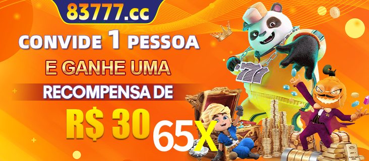 Banner institucional da 65X sobre parceria de marcas e criação de uma marca de excelência, apresentando os mascotes de jogos populares como o Fortune Tiger.